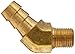 Anderson Metals - 07045-1006 Brass Hose Fitting, 45 Degree Elbow, 5/8