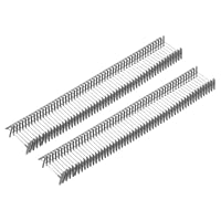 QUARKZMAN 2500 Stück Heftfäden für Etikettierpistole Standard, 10mm Tag Pins aus Kunststoff für Karton Etiketten mit Loch, Etikettierung von Kleidung und Textil, Grau