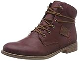 Hochwertige Qualität Rieker Damen 77424 Kurzschaft Stiefel, Rot (Wine/Wood/Mogano 36), 36 EU