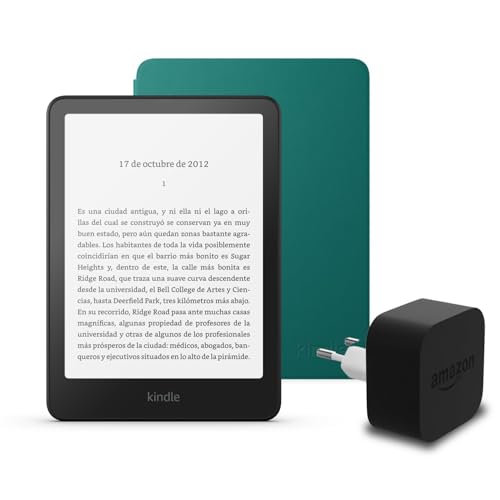 El último Kindle Paperwhite (versión 2024) de 16 GB sin anuncios, una funda basada en Amazon Plant...