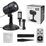 TOFU 80 Stars 144 LED Curtain String Lights, Window Curtain Lights with 8 Flashing Modes & Remote Control, Decoration for Christmas, Wedding, Party, Home, Bedroom, Patio Lawn, Warm White