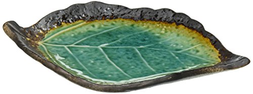 Happy Sales HSDS-TQOELF Kosui Green Leaf Plate, 8