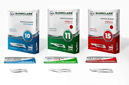 Lama del bisturi N. 15 acciaio inossidabile