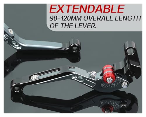 Palanca de freno R3 y embrague ajustable para motocicleta Yamaha YZF-R3 de 2015 a 2024 6