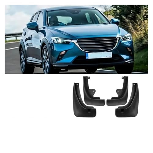 Bavettes garde-boue pour Mazda CX3 2016-2018 : lot de 4 protections