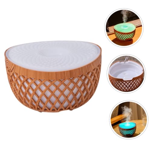 Difusor aromático eléctrico mini inalámbrico madera miniatura 5