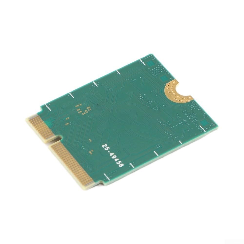 M.2 WiFi 7 Carte BE6500 320MHz 4K-QAM Low Latence | Vitesse de 5,8 Gbit/s, BT 5.3, MLO Tech, 320 MHz BW, 4K-QAM, Win11 AMD uniquement
