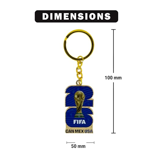 Image of 2026 FIFA World Cup Keychain - Officially Licensed, Collectible Gift for Fans, Durable Metal Ring for Keys, Backpacks
