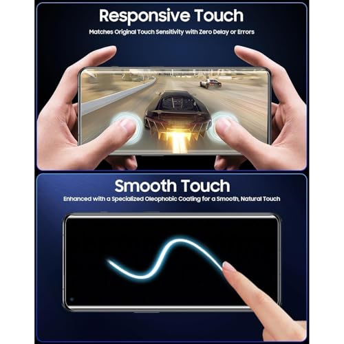 Image of UV Tempered Glass Screen Protector For Vivo X200 Pro (Pack of 1) Full UV Curved Screen Protector Case Friendly HD Clarity with installation kit