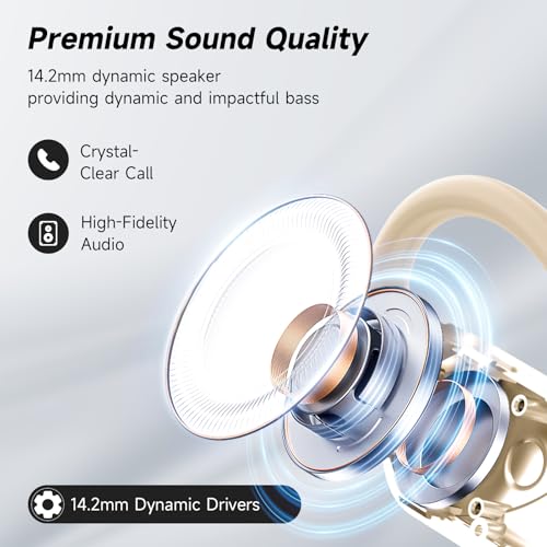 Ultra-Open-Ear-Earbuds-Bone-Conduction-Headphones-Wireless-Bluetooth-Waterproof-Deep-Bass-Earphones-for-Fitness-and-Running-Secure-Fit-for-Small-Ears-Sweat-Resistant-for-Workouts