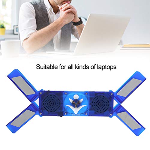 Base refrigerante para laptop con 2 ventiladores y LED miniatura 2