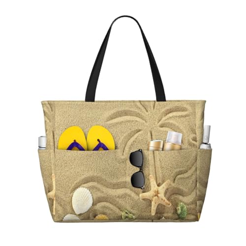 Grand sac de plage sac à bandoulière pour vos journées ensoleillées sous les palmiers