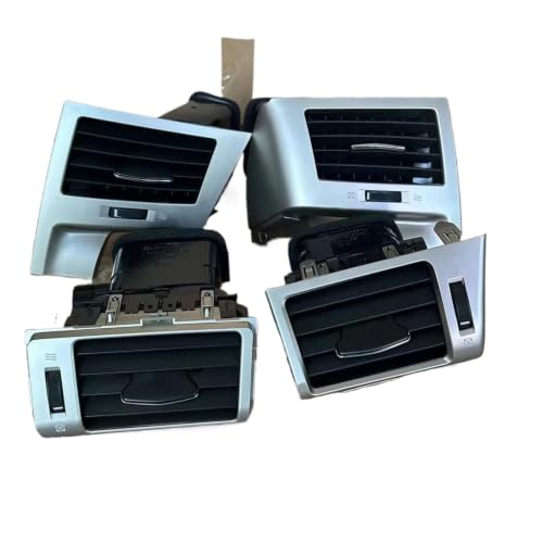 Cache aération climatisation LX570 2008-2015 - Grille centrale argentée 2 pièces - 4