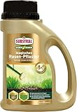 Substral 4in1 Rasen-Pflaster, Rasensamen + Keimsubstrat + Dünger, 1kg Streuflasche - Für dichte Rasenfläche & schnelle Rasenreparatur