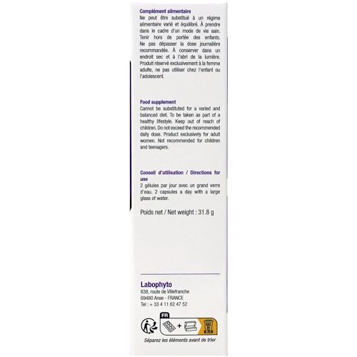 Labophyto FertiTop Women Fertility (60 Kapseln) fördert die weibliche Fruchtbarkeit und hilft dem hormonellen Ausgleich mit essenziellen Vitaminen und pflanzlichen Extrakten