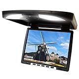 【F1410】 14.1インチ フリップダウンモニター TFT LCD液晶モニター LEDライト付