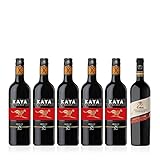 6 Flaschen Rotwein Trocken | KAYA Fairtrade Merlot Südafrika (5 x 0.75 l) + ERBEN Dornfelder Barrique Deutschland (1 x 0.75 l)