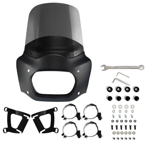 Pare-brise 15 pouces avec carénage pour résoudre les turbulences sur Softail FXFBS 18-24