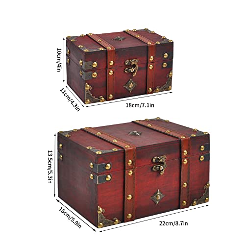 Power Unico Flower 2 Pcs/Set Vintage Handmade Storage Box thumb #1