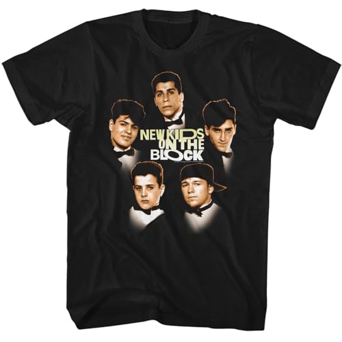 80’s New Kids on the block T-shirt Amazon.com: New Kids on The Block Logo Photo Adult Black Short