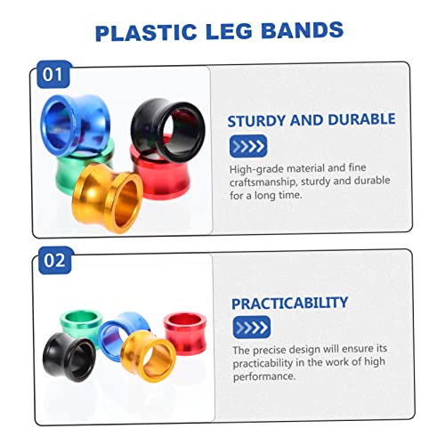 BUGUUYO 20 Peças Pulseira De Anel De Pé De Pombo Suprimentos Suporte De Pulseira Suprimentos De Páss