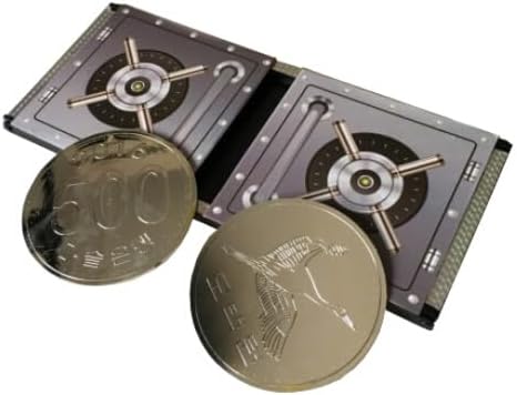 MOMOMAGE Amazing Coin Box Magic Tricks Stage Close up Magic Coin Vanishing Magic Box Magic Accessories Illusion Gimmick Props