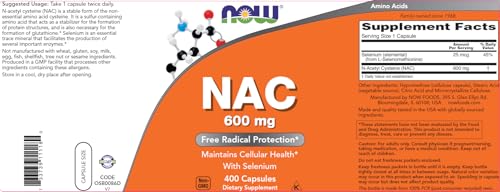 NOW Foods OSB0086 N-Acetylcysteine Supplement