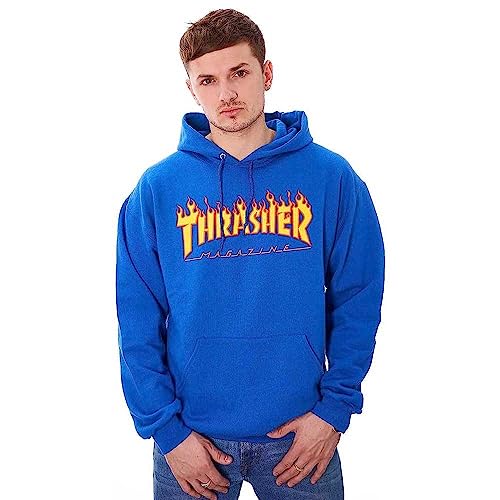 Thrasher Flame Logo Royal Sweat Unisexe pour Adulte