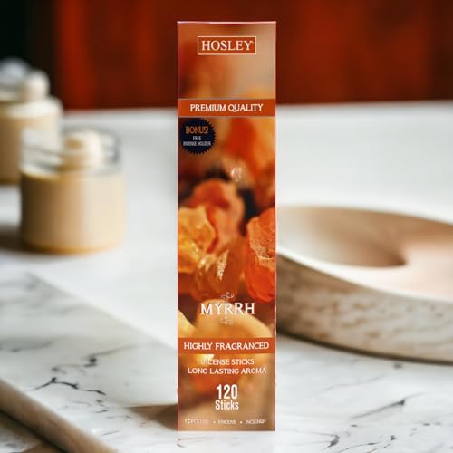 HOSLEY Myrrh Natural Fragrance Incense Sticks |Infused With Essential Oils Agarbatti Sticks|Perfect For Rs. 99 @ 72 %