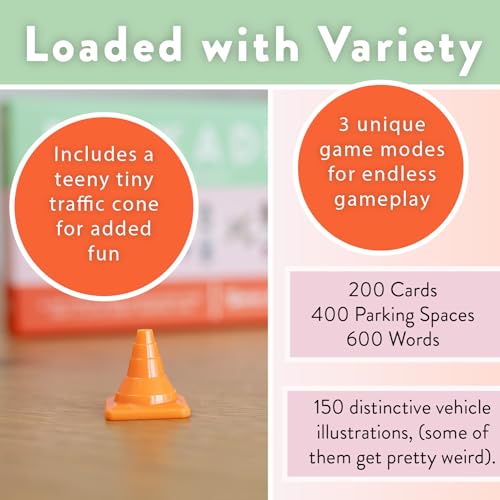 Juego de Mesa Parkade - Juego de Palabras y Estacionamiento de Autos - Juego de Fiesta para Amigos y Familia - Duración de 5 a 15 Minutos para 3 a 13 Jugadores miniatura 6