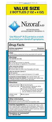 Nizoral Anti-Dandruff Shampoo Value Size, Fresh,11 fluid ounces