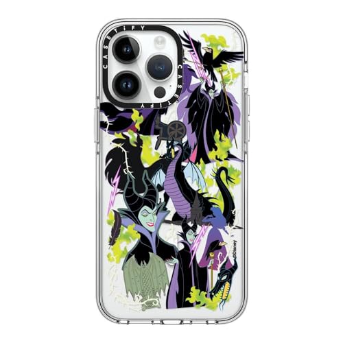 Coque iPhone 14 Pro Max transparente CASETiFY antichoc Disney Maléfique Magsafe