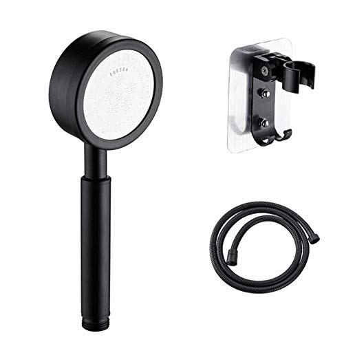 Pommeau de douche haute pression contre le calcaire, flexible et support mural sans trou
