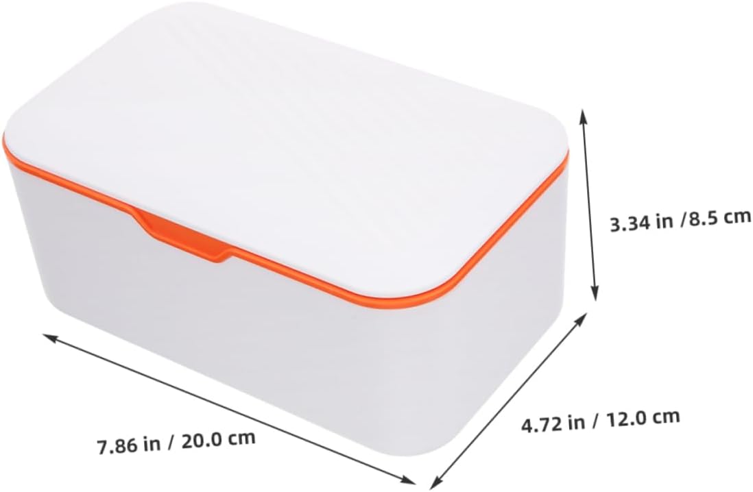 2pcs Wipe Dispenser Tissue Box Convenient Refillable Wipe Holder for Travel and Bathroom Lightweight Compact Design Practical for Diaper Bags and Strollers