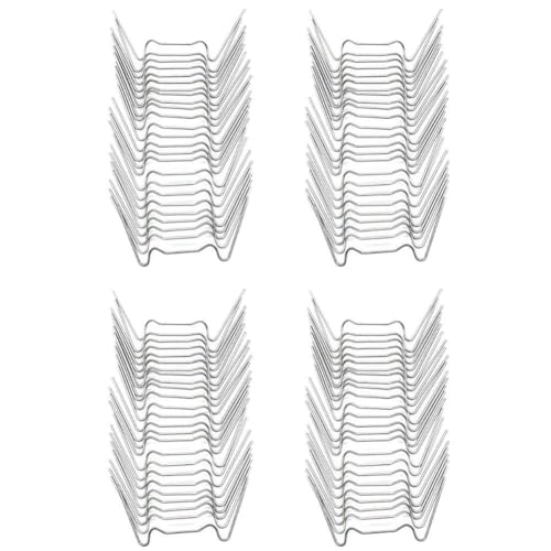 25/50/100pcs Greenhouse Glass Clips, Stainless Steel Greenhouse Window Clips Glass Pane Fixings Clips, Greenhouse Clips, Garden Greenhouse Accessories(100pcs)