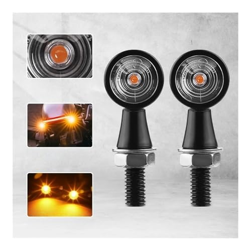 Clignotant LED moto universel indicateur arret 12V 8mm