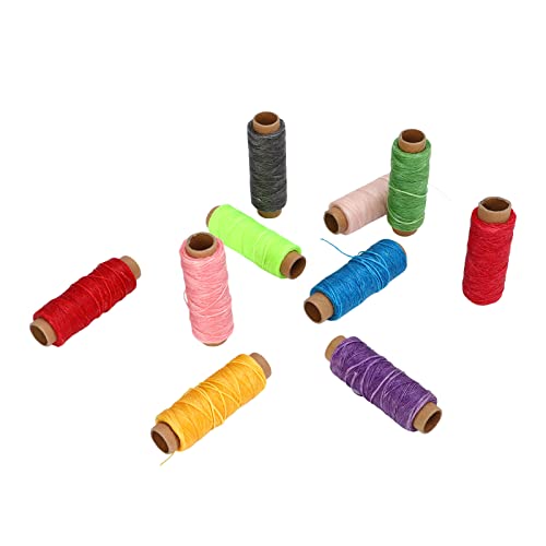 Hilo encerado 10 piezas 50m 10 colores para coser miniatura 5