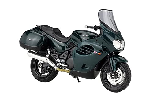 Triumph 2002 Trophy Bonneville 1:18, moto fundida a presión verde coleccionable