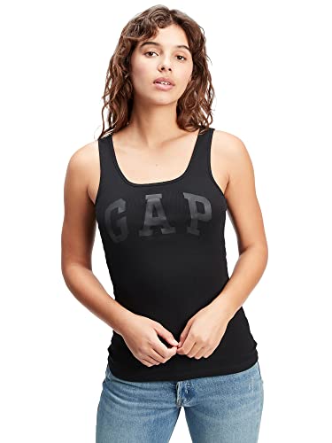 GAP Women's Ribbed Tank Top Logo