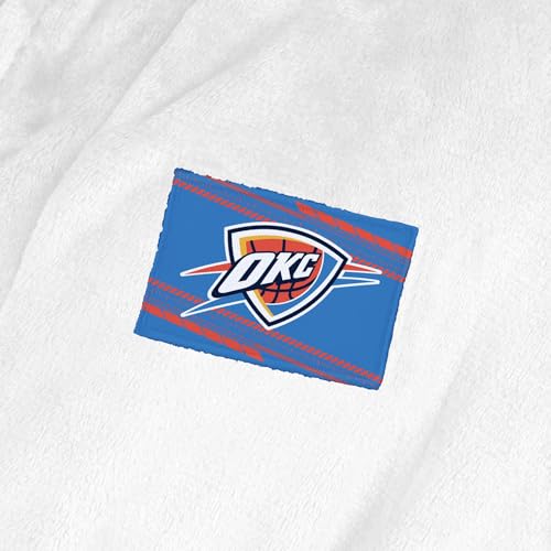 NORTHWEST NBA Fast Track Silk Touch Robe with Logo, Comfortable Lounge Wear for Men and Women4