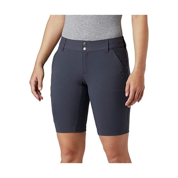 Columbia-Womens-Saturday-Trail-Long-Short Columbia Women's Saturday Trail Long Shorts, 18Wx10, India Ink