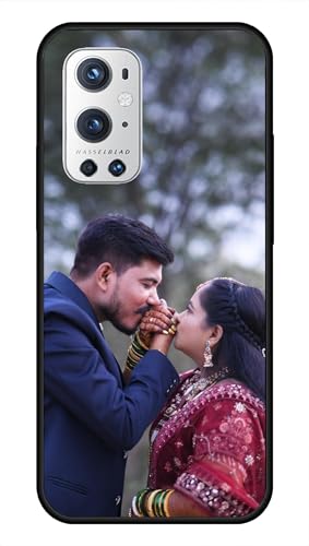 Image of NDCOM for Customised OnePlus 9 Back Cover | Luxury OnePlus 9 Phone Case | OnePlus 9 Mobile Cover DIY Personalised Photo Design | Customized Gift Custom Text Name Printed Metal Case
