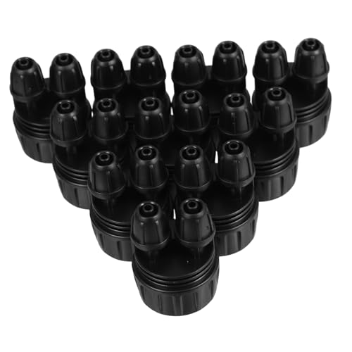 Kisangel 10piezas Conector De Manguera De Riego por Goteo Adaptador De Tubería De Plástico Accesorio De Jardín