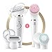Produktbild Braun Silk-épil 9 Flex Beauty Set Epilierer für Frauen mit flexiblem Kopf für einfachere Haarentfernung, Elektrorasierer & Trimmer, FaceSpa, Druckführung, nass & trocken, UK 2-poliger Stecker, 9-100,