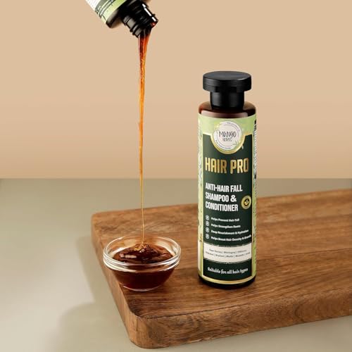 Image of Hair Pro Anti-Hairfall Shampoo | 100% Plant-Based with Raw Honey | Helps Reduce Hair Fall, Strengthens Hair | SLS & Paraben Free | 500ml