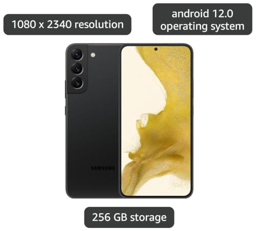 Image of Samsung Galaxy S22+ Plus 5G, US Version, 256GB, Phantom Black - T-Mobile (Renewed)
