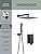 Cobbe Shower System, Shower Faucets Sets Complete, 12 Inches Matte Black Shower Fixtures with Handheld, Black Shower Faucet Set for Bathroom Rough-in Valve Body and Trim Included