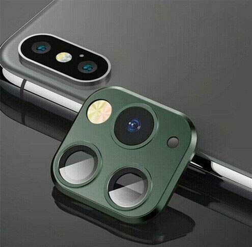 Milestone Aluminum alloy+GLASS Tempered Camera Camera Lens Protector Compatible For I Phone X/XS/X Max To 11 Pro/11 Pro Max Back Camera Lens Protective Cover With Installation Kit