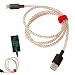 Produktbild Firulab USB-C-Kabel-LED, 66W 6A leuchten sichtbar fließende LED Typ C Schnellladekabel, 3,28 Fuß langes, fließendes Typ-C-Kabel, kompatibel mit Andriod-Geräten zur Datenübertragung