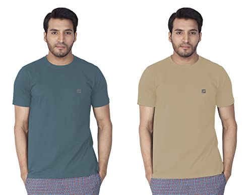 Image of Lux Nitro Pack of 2 Men's Round Neck Tshirt